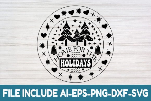 Christmas Quote SVG Design, Home for T: Graphics for Crafts