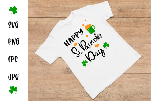 Happy St Patricks Day Quote SVG: Graphics for Crafts & Content