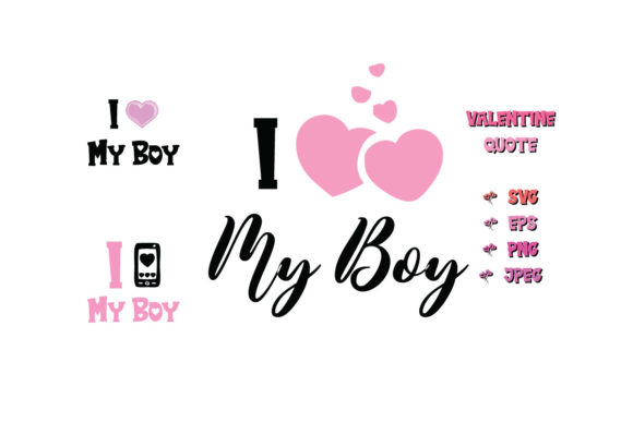 I Love My Boy SVG Cut: Graphics & Crafts Asset Review