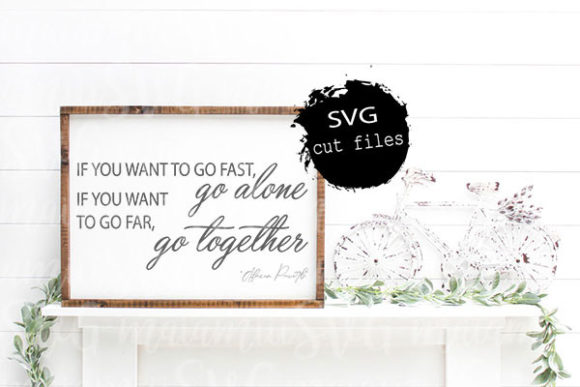 Love Quote SVG: You’ll Never Walk Alone — Graphics & Crafts