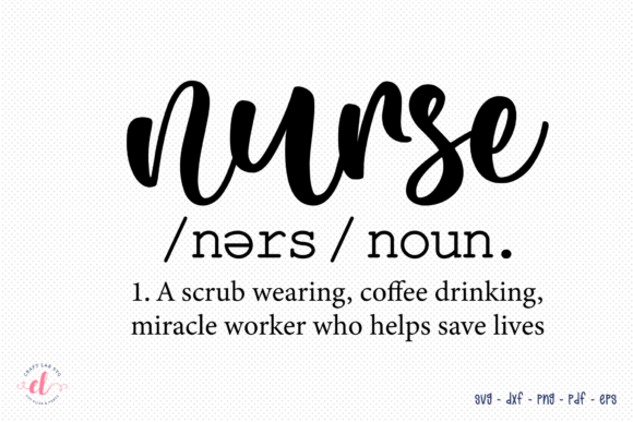 Nurse SVG Graphics for Crafts & Local Branding