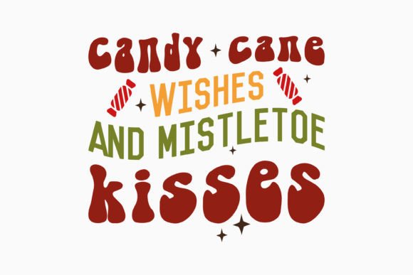 Retro Christmas Quote SVG Design Candy: Graphics for Crafts