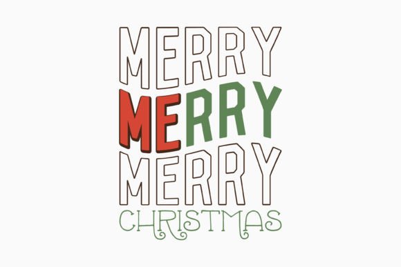 Retro Christmas Quote SVG Graphics for Crafts